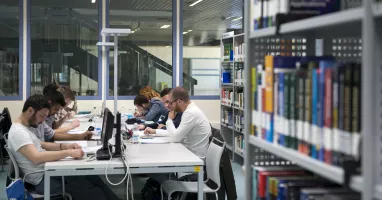 Studenti nelle aule studio