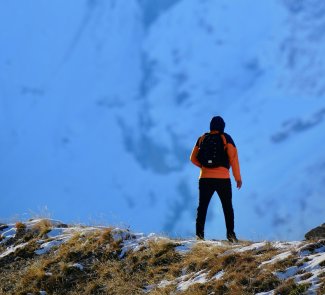 uomo e montagna